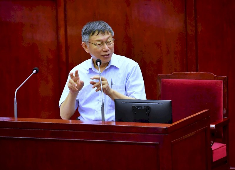 談大巨蛋復工 柯文哲：照規矩來一切好辦