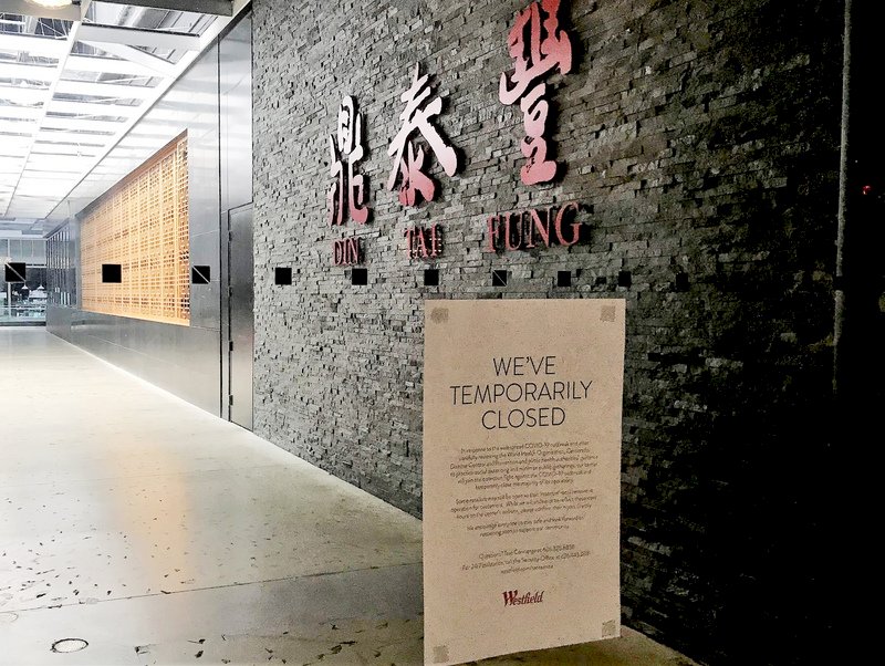 鼎泰豐美國開店20年 景氣不佳首家分店關門