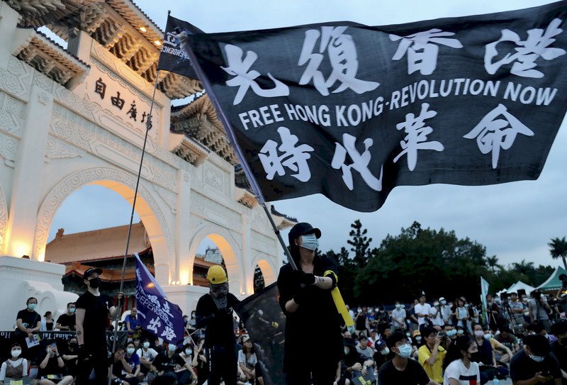 反送中6週年在台港人遊行 呼籲台灣正視中國威脅