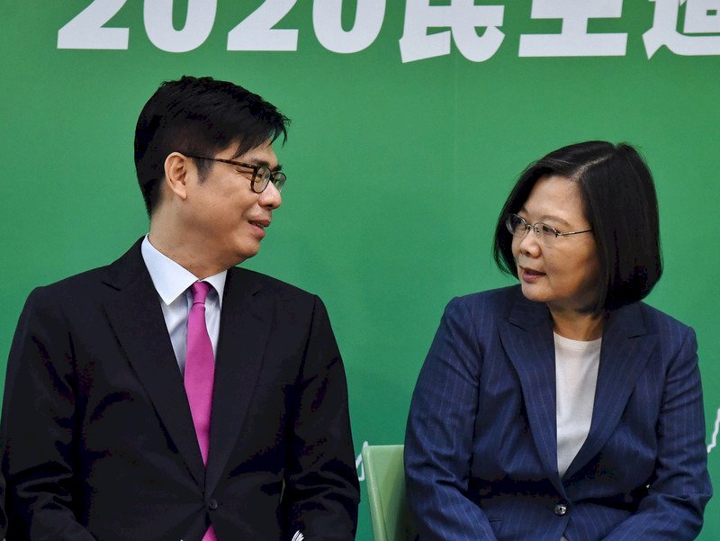 蔡總統：陳其邁改變有目共睹和我一起當他後盾