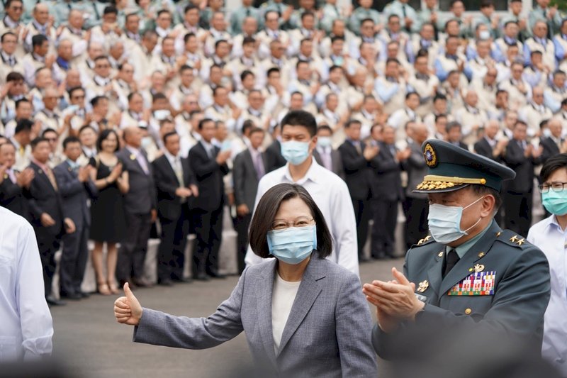 總統：3原則改革後備動員制度 讓後備軍人成最強後盾