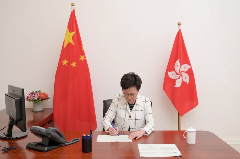 港特首感謝北京信任 相信香港可否極泰來