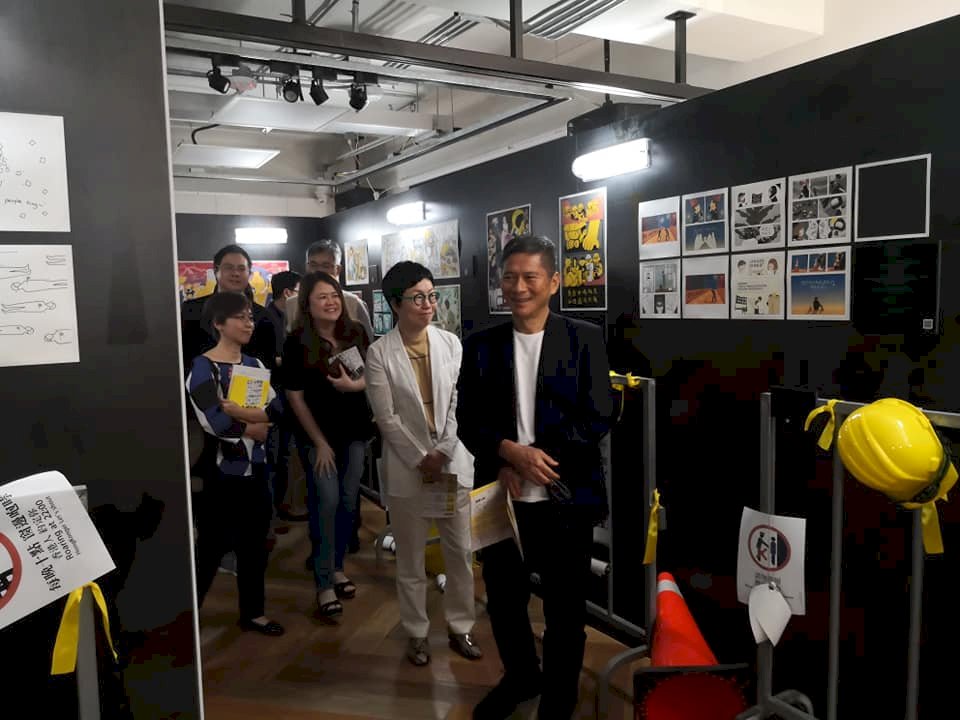 參觀反送中特展 李永得：相信民主自由一定會戰勝