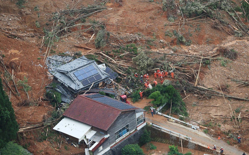洪災雪上加霜 日本警告九州更多雨勢來襲
