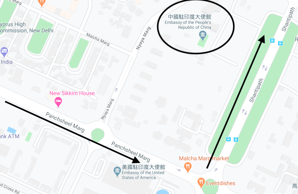 抗議中國新招！印度連署要求中駐印使館前道路改名達賴喇嘛路