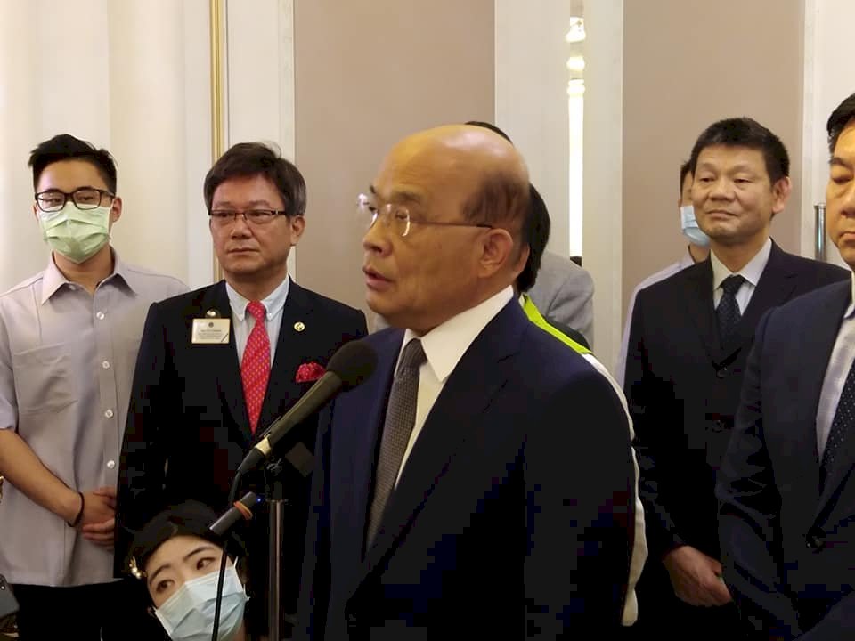 我駐港人員被要求簽一中切結 蘇揆：基於國家尊嚴會有對應措施