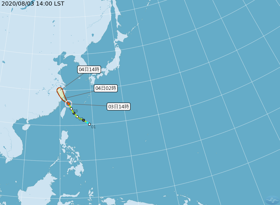「哈格比」轉中颱漸離台灣 氣象局提醒南部留意降雨