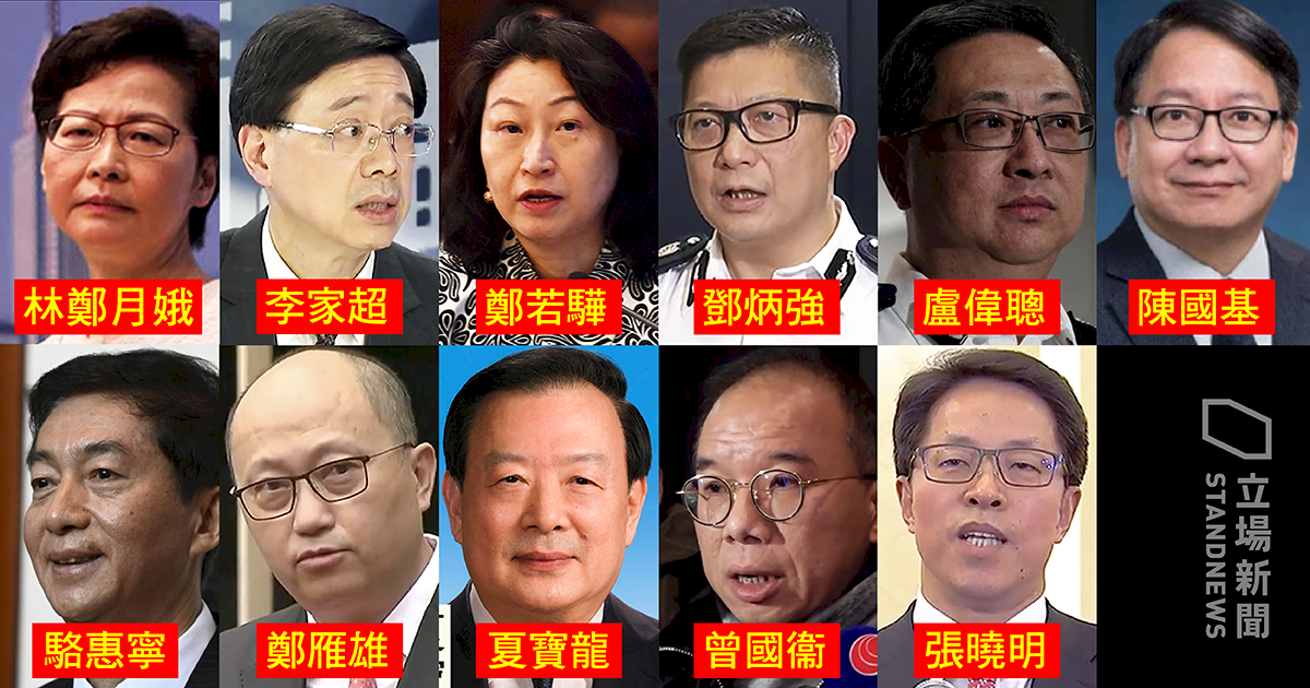 美國制裁中港官員 人民日報：注定徒勞