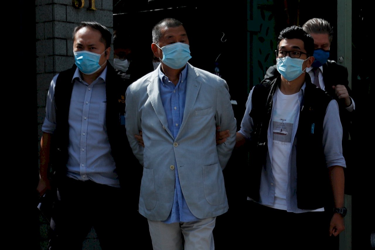 黎智英等人被捕 人權高專極度關切並要求重新審查案件