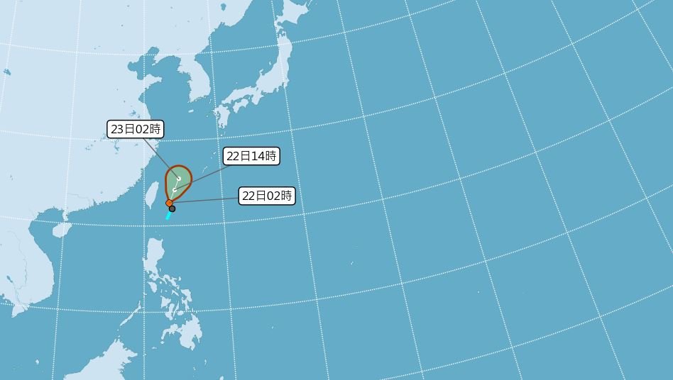 熱帶性低氣壓持續增強 南台灣防大雨