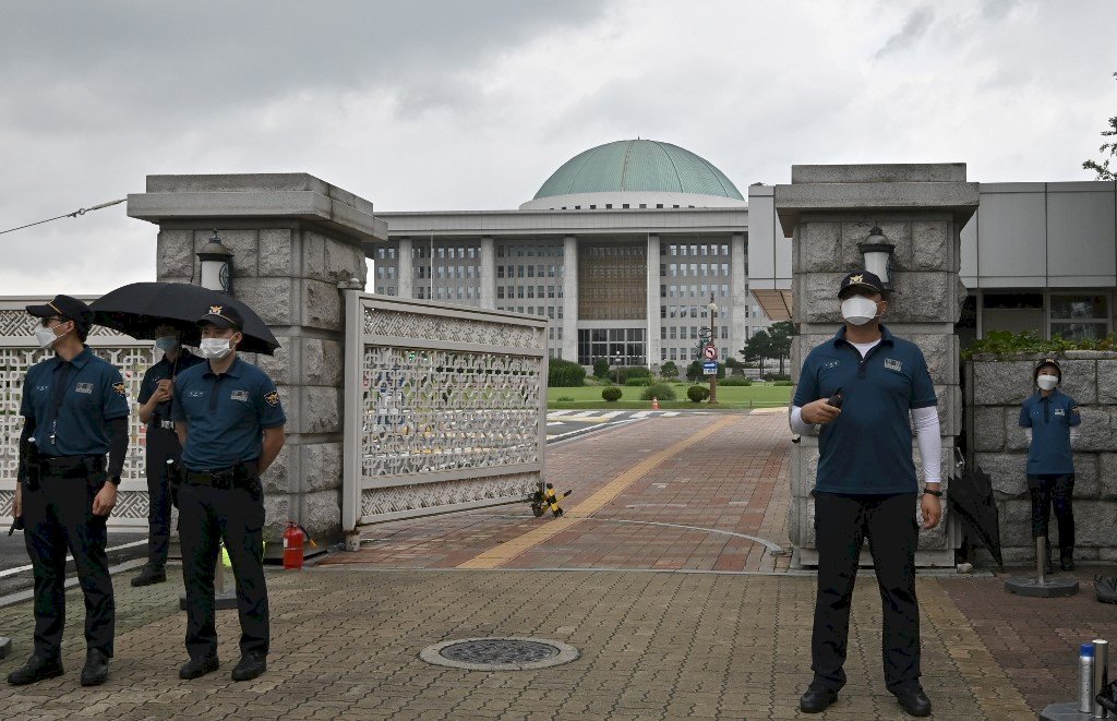 韓國記者確診 國會議事堂關閉、多位議員自主隔離