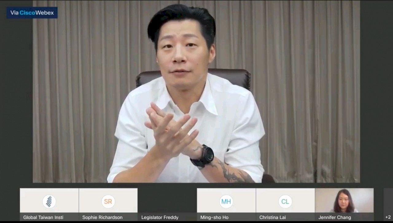 林昶佐華府談港台情勢 籲台灣聯合民主國家抗中