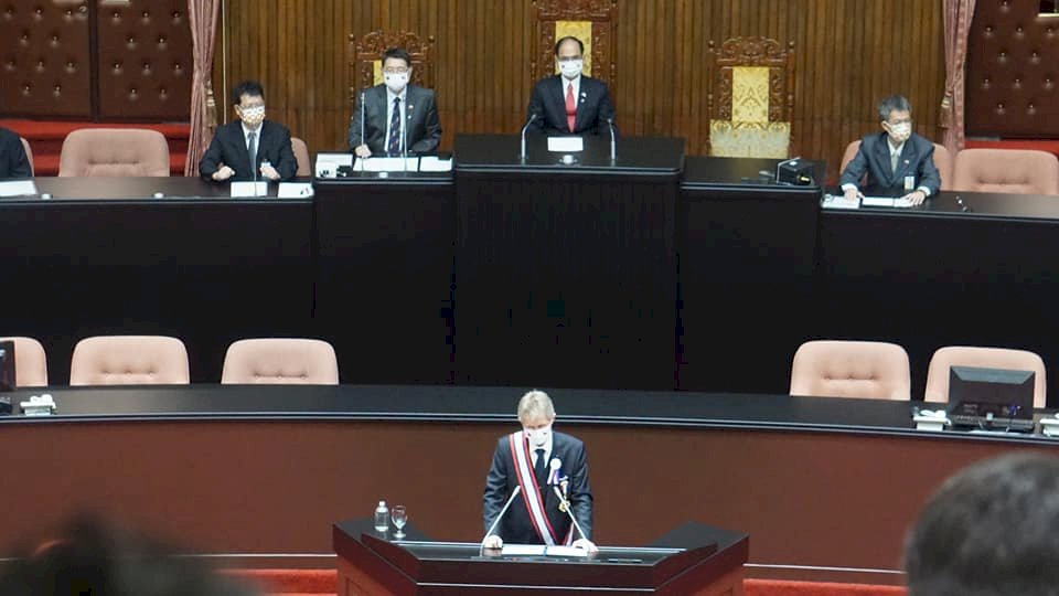 引甘迺迪名言支持自由價值 捷克議長：我是台灣人