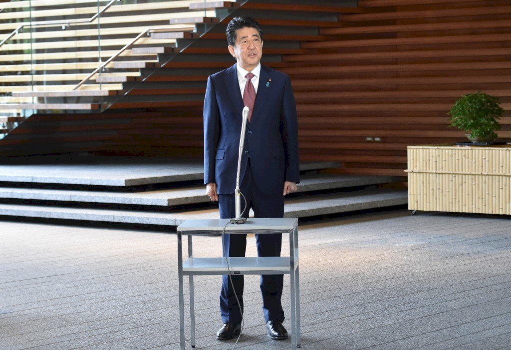 日相安倍率內閣總辭　連續執政2822天史上最長