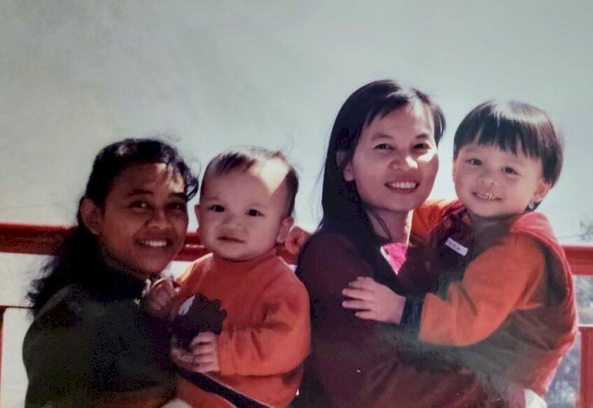 找到瓦蒂了！　教授夫妻與「印尼家人」相約中秋團圓