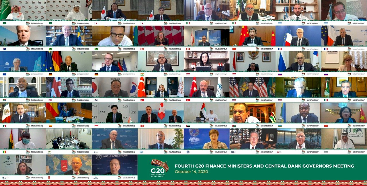 G20財長：緊急控制疫情 不計手段支撐全球經濟