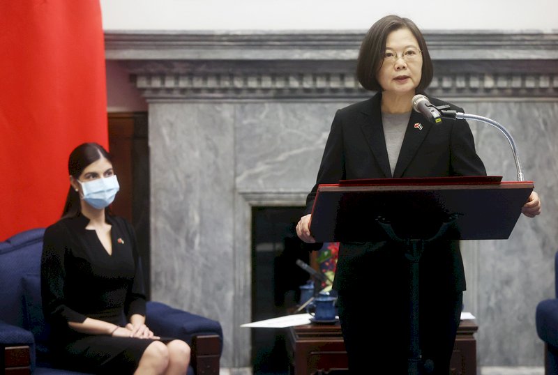 尼加拉瓜大使李蜜娜曾為台灣獎學金生 總統：將成兩國關係最強推手