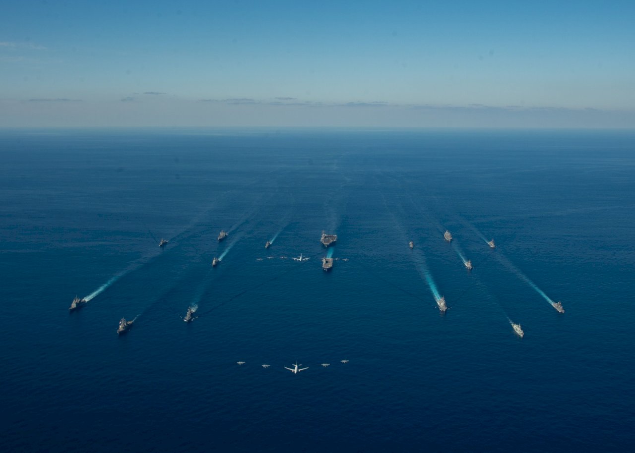 印日美澳首度在澳洲外海舉行馬拉巴爾軍演