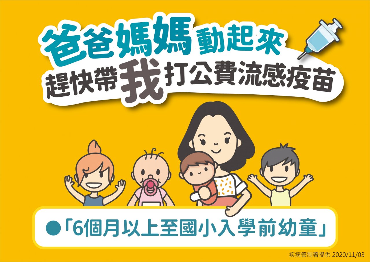 50-64歲成人想打公費流感疫苗再等等 疾管署：11月底評估