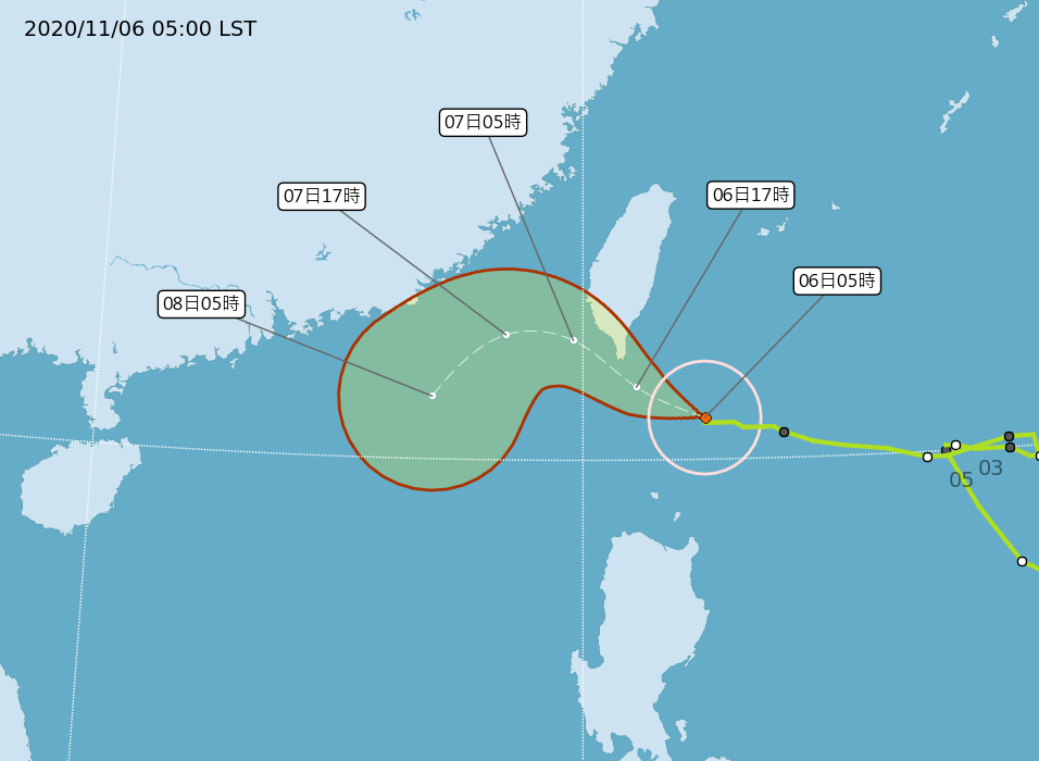 「閃電」今天最接近台灣 嚴防狂風豪雨大浪