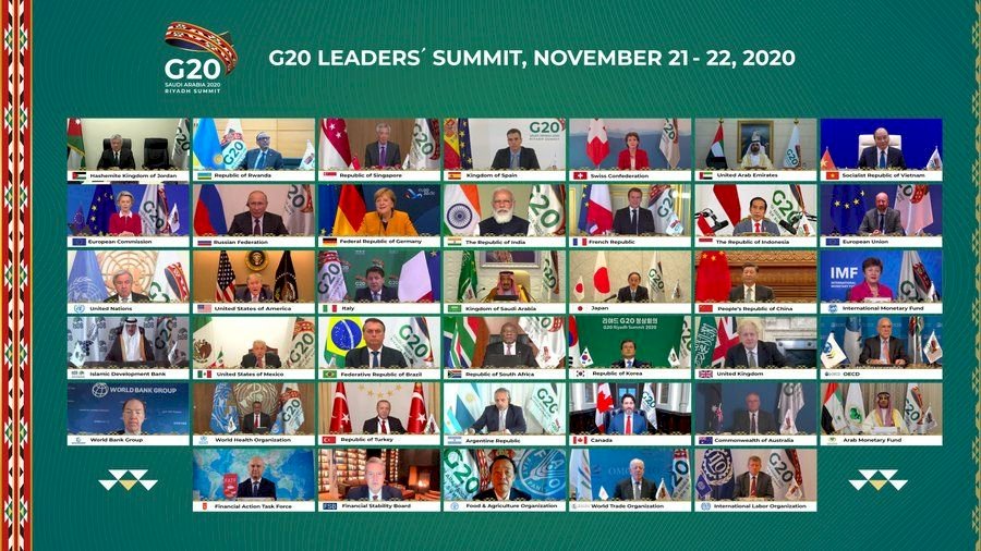 G20峰會公報 保全球公平取得冠狀病毒疫苗