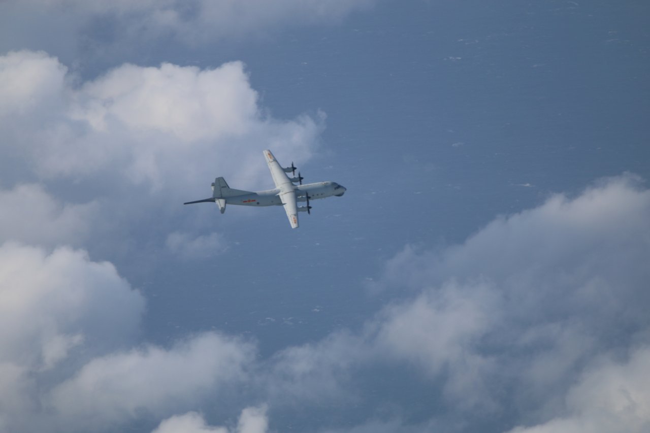 共軍運8反潛機再擾台  空軍防空飛彈追蹤監控