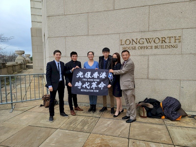 梁頌恆赴美尋求政治庇護並展開遊說美國政府