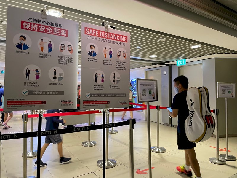 新加坡淪陷 首見英國變種病毒確診患者