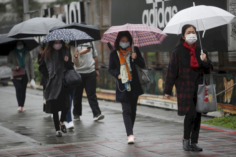鋒面影響 基隆宜蘭今晚至明午大雨特報