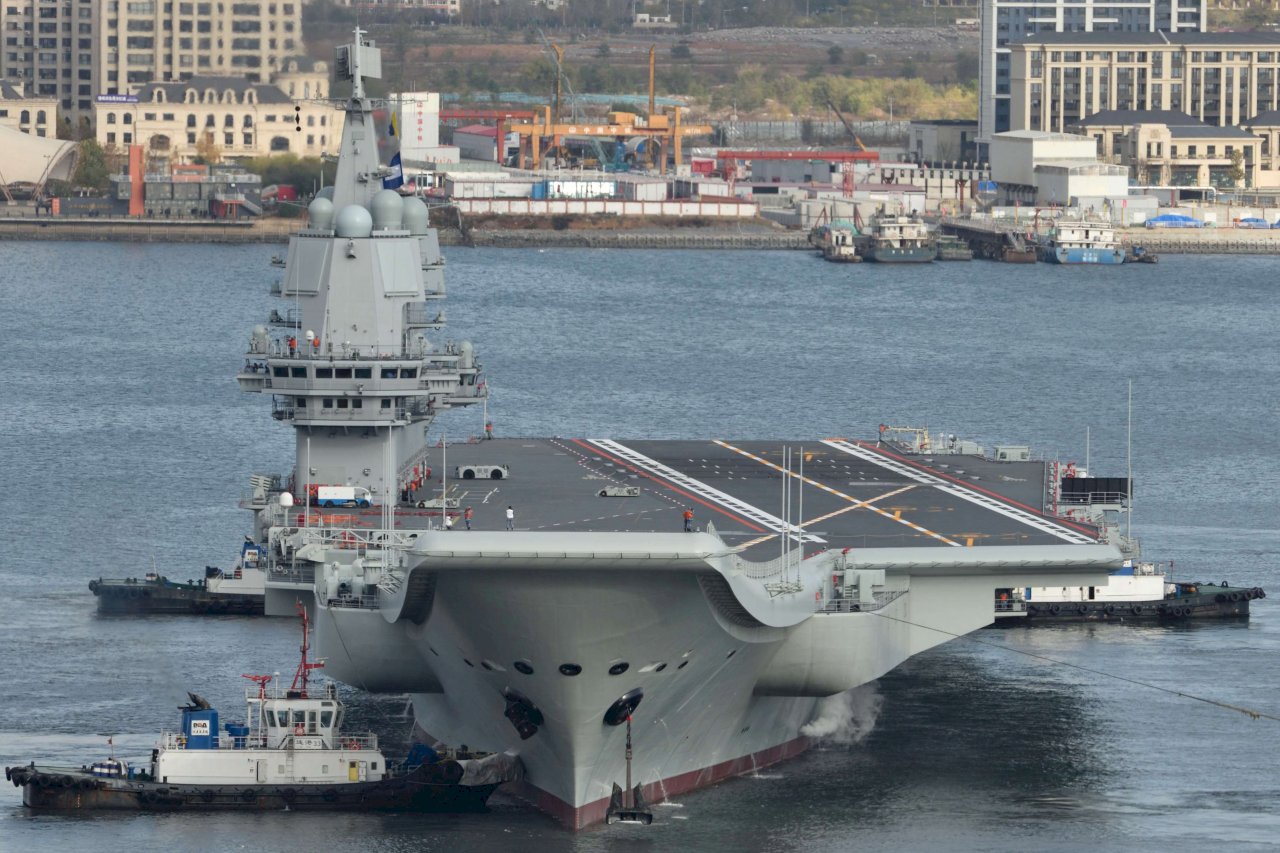 美媒：衛星影像和文件顯示中國研發核動力航艦