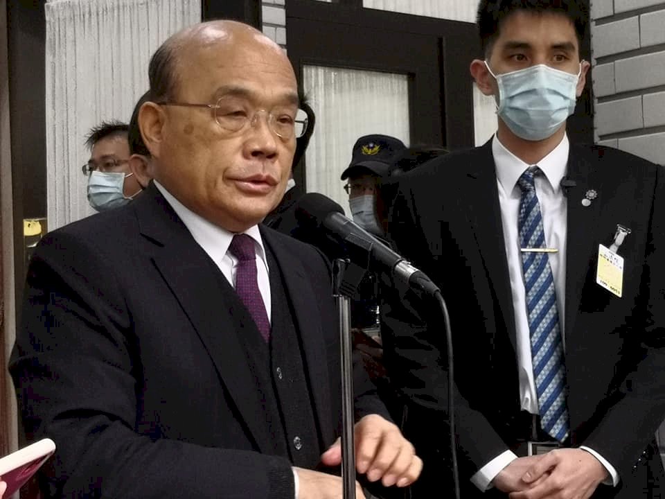 跨年防疫大挑戰 蘇貞昌籲國人惜福防疫勿鬆懈