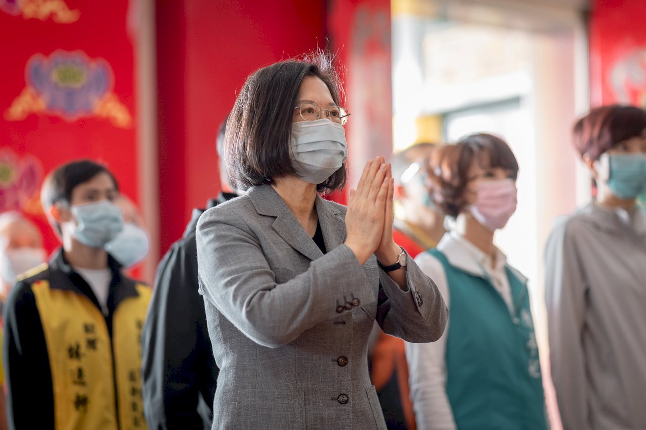 再現本土案例 總統籲戴口罩、勤洗手 繼續做好防疫