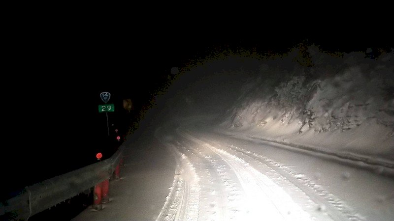 寒流持續發威 合歡山再創入冬最大積雪量