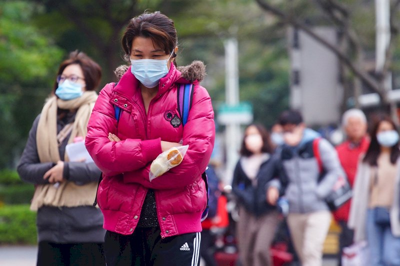 強烈大陸冷氣團發威 今晚到明晨低溫下探9度