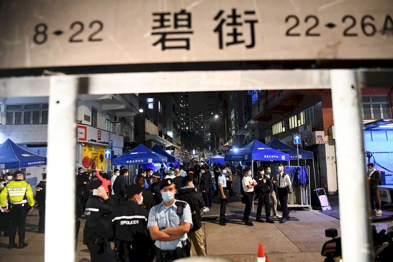 港府強檢油麻地大樓 找出1名確診者