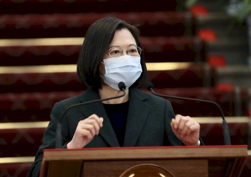 總統：和平鑰匙亦在中國手上 對台文攻武嚇無助兩岸關係