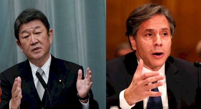 布林肯與日外相再通話 聚焦中國海警法與釣魚台