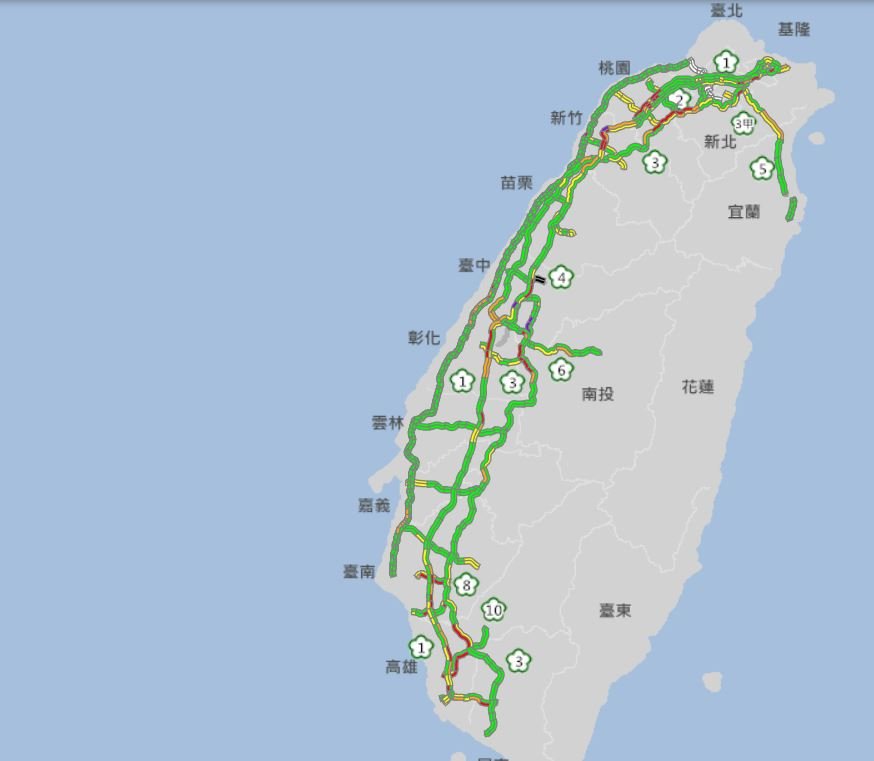 初二國道塞！初三北返下午離峰時段出發最好