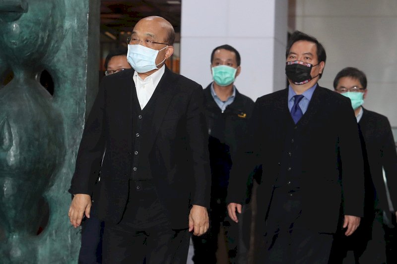 打疫苗台灣可以慢慢來？蘇貞昌：因為已做到了兩點