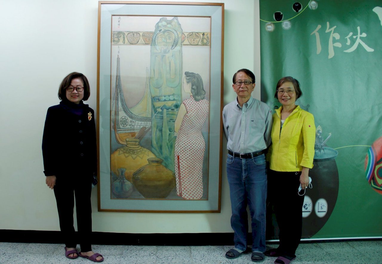 國美館首創「打開典藏珍寶盒」   邀藝術家或家屬探訪見證