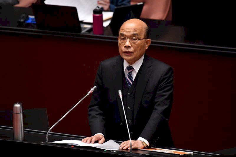 蘇貞昌施政報告三主軸 顧好台灣、打拚經濟、創造機會