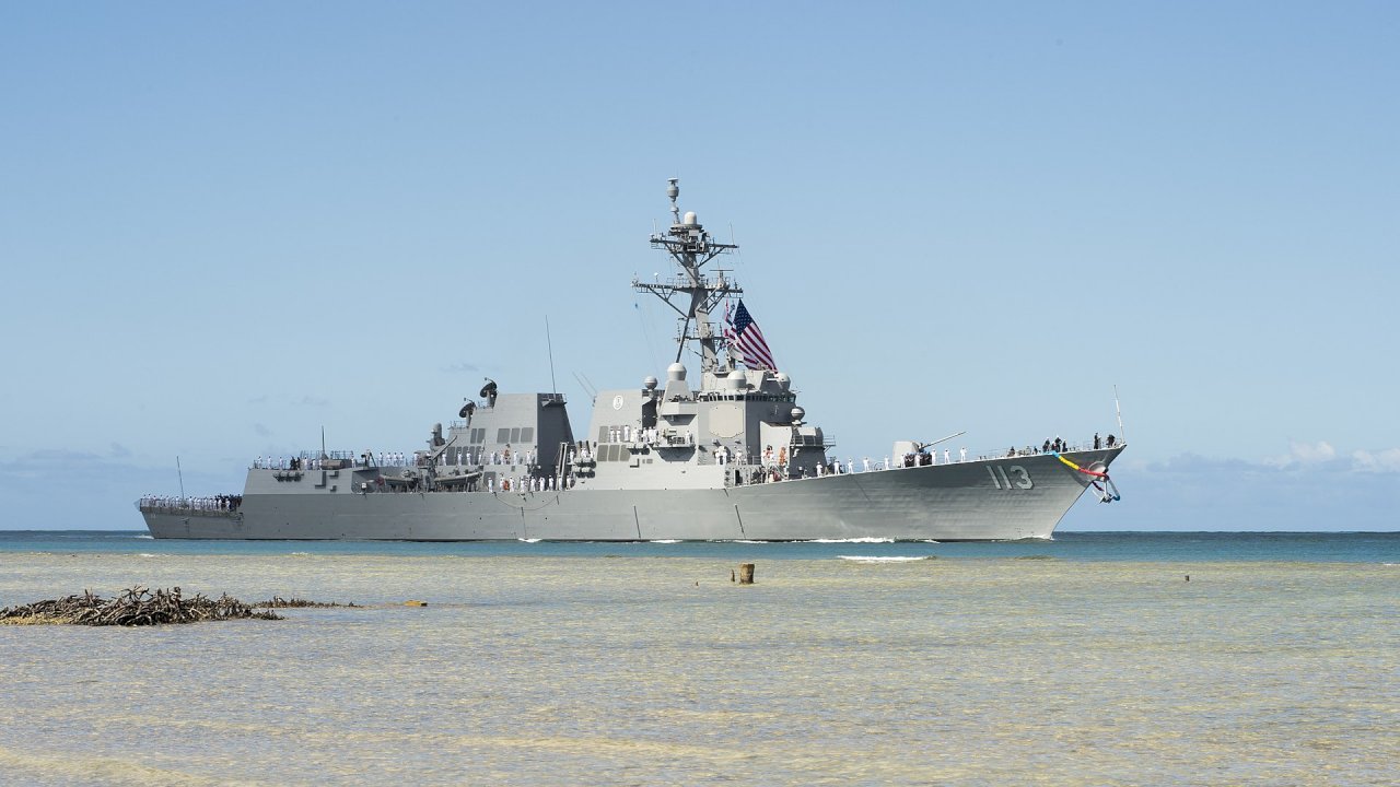 美軍驅逐艦通過台灣海峽 拜登上任來第三度