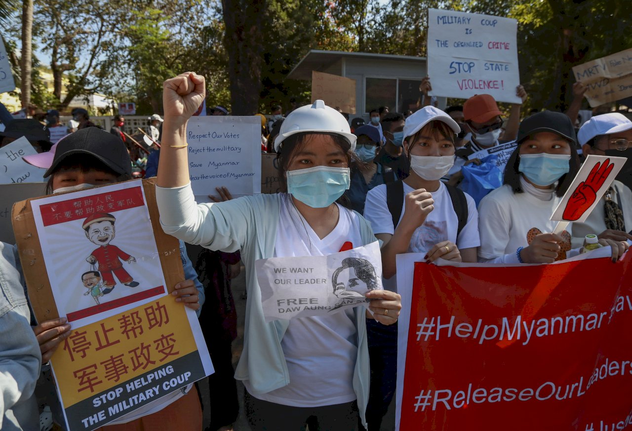 緬甸反中怒火！ 中資工廠遭打劫人員受傷