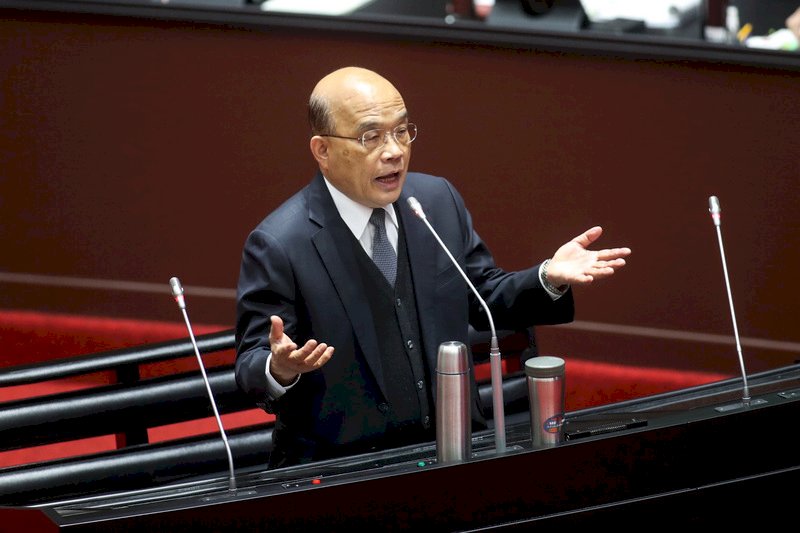 台海危機靠美國？ 蘇貞昌：只期待別人幫忙無用