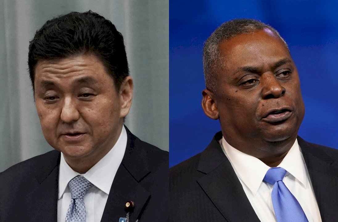 共同社：美日防長會談 觸及台灣海峽突發事態