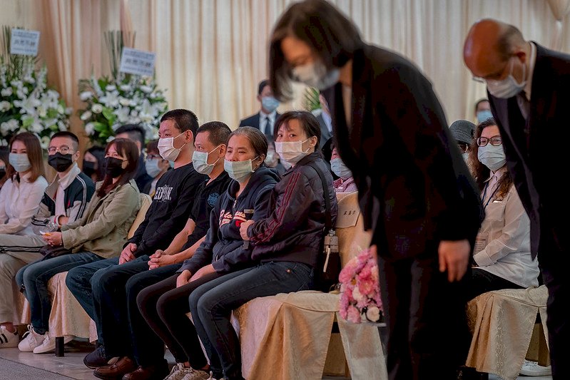 太魯閣號事故聯合追思 蔡總統親出席致哀
