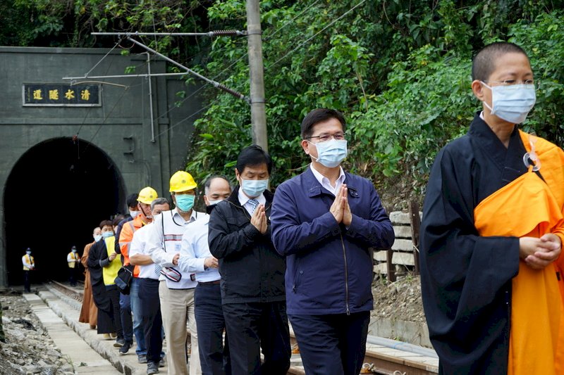 太魯閣號事故地點19日通車  林佳龍將搭首班列車