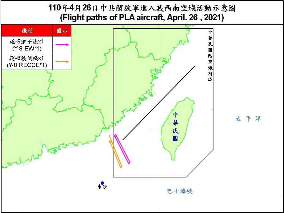 共軍2架運8擾台 空軍兵力應對