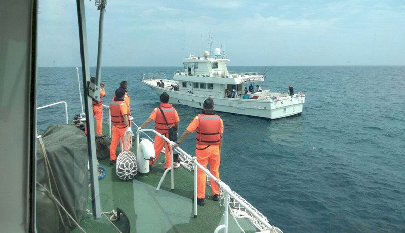 陸籍海釣船越界 澎湖海巡查獲