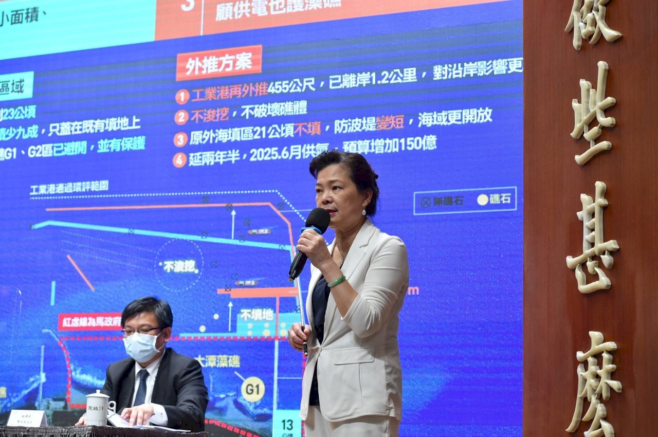 三接外推拍板 王美花：工業港浚挖不動工